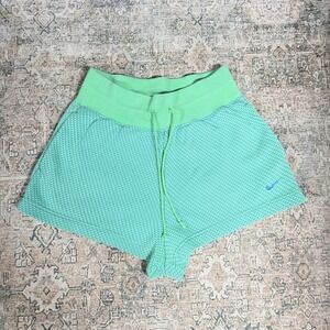 Womens Nike Sportswear Aqua Blue Shorts‎ Sz S